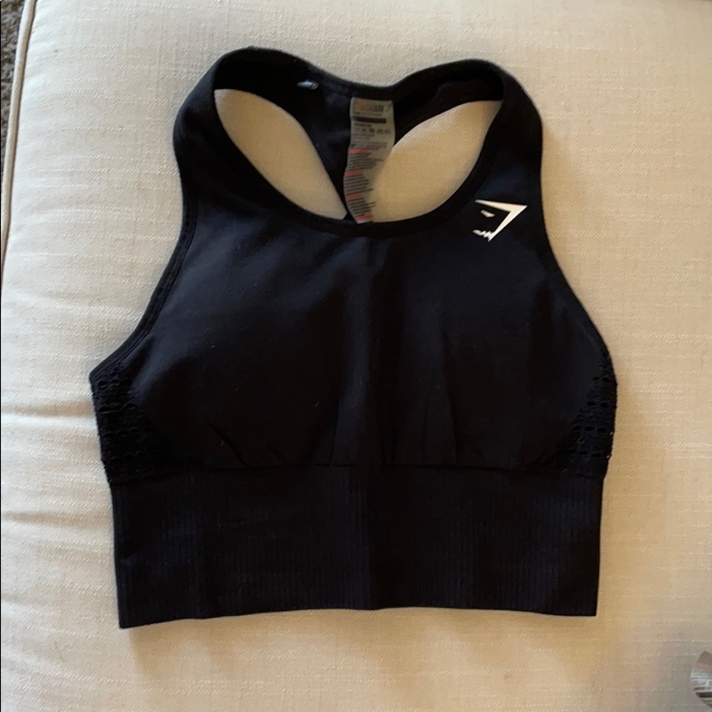 Gymshark black sports bra